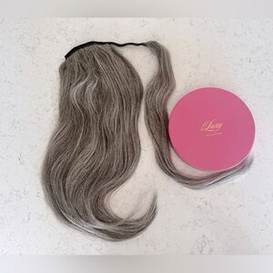 Luxy Hair 20 inch Light Gray Ponytail Extension